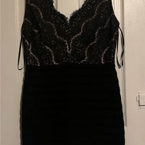 Black cocktail dress